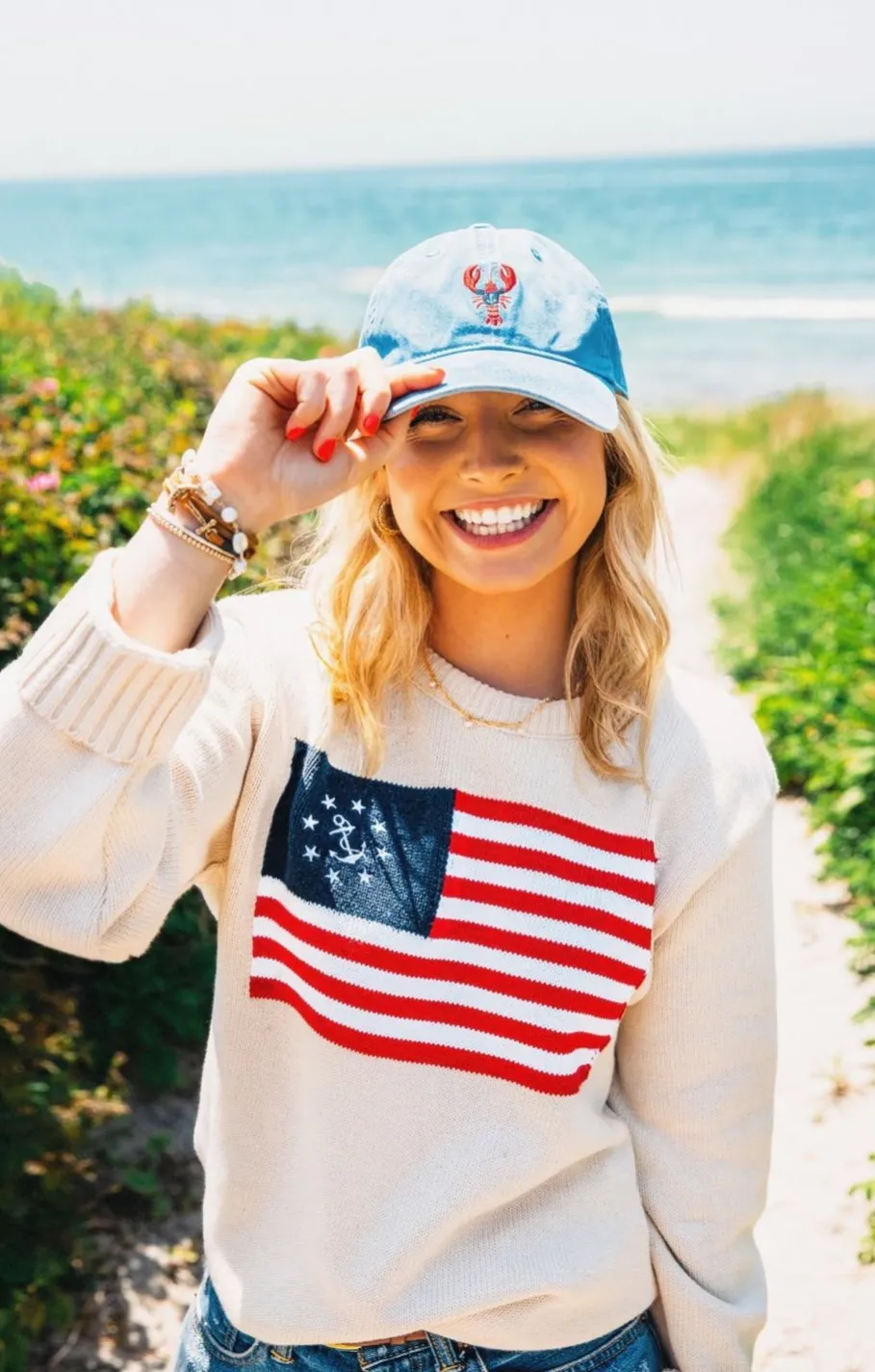 Discount Kiel James Patrick American Yacht Sweater- Cream