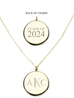 Best Kiel James Patrick Gold Class Of 2024 Monogram Pendant Necklace