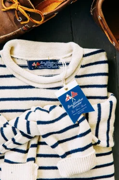 Best Kiel James Patrick Marina Striped Rollneck Sweater