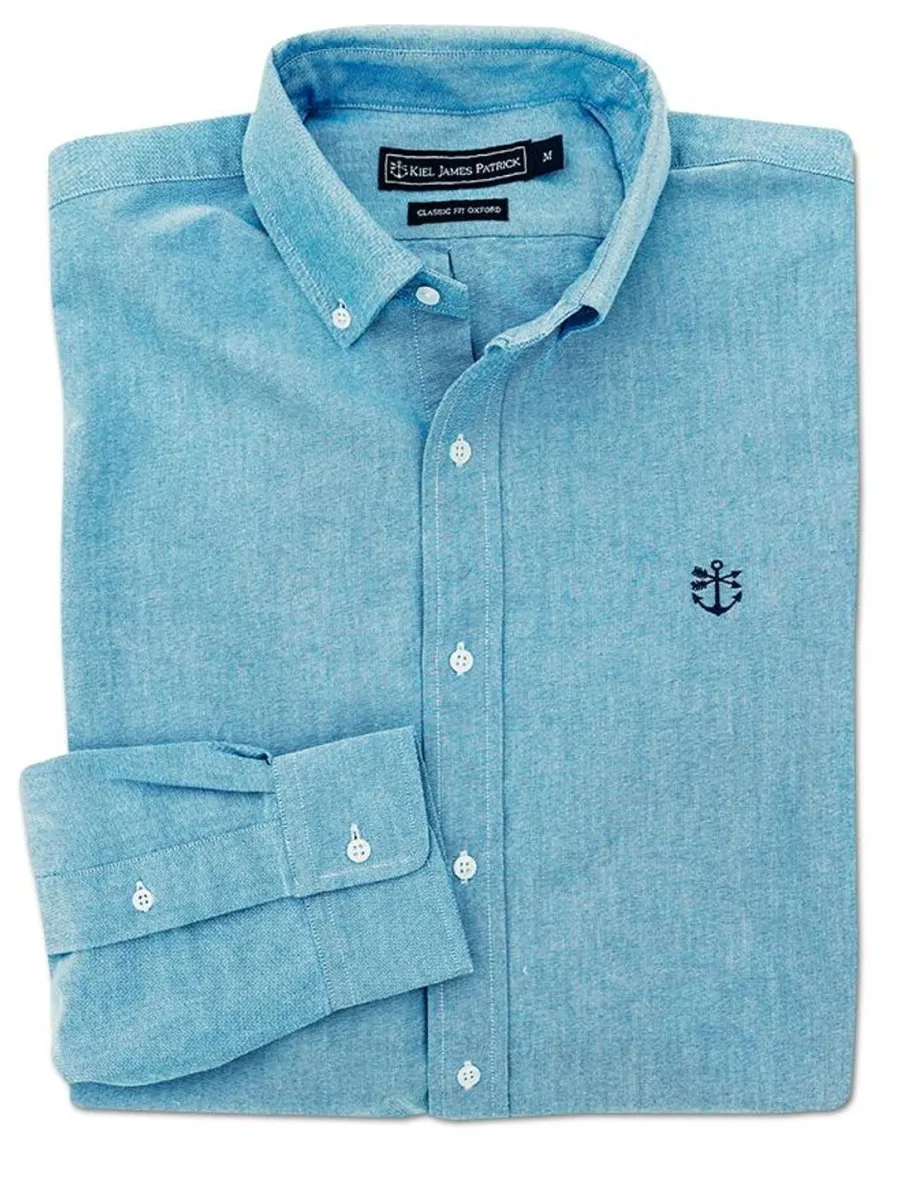 Sale Kiel James Patrick Newport Blue Oxford