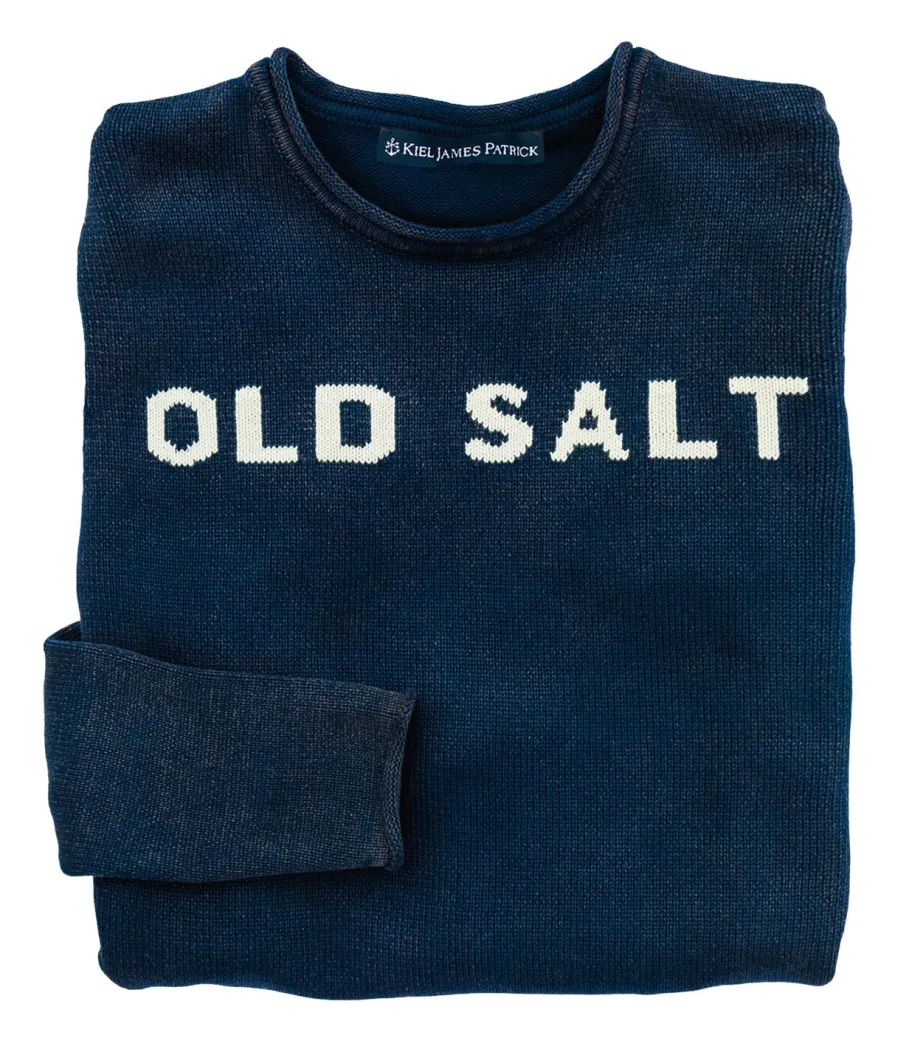 Discount Kiel James Patrick Old Salt Rollneck Sweater Navy