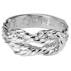 Clearance Kiel James Patrick Sailor Knot Ring - Silver