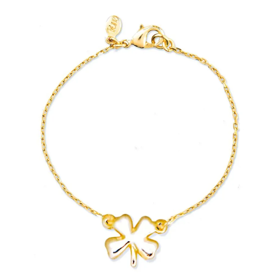 Sale Kiel James Patrick The Gold Four Leaf Clover Bracelet
