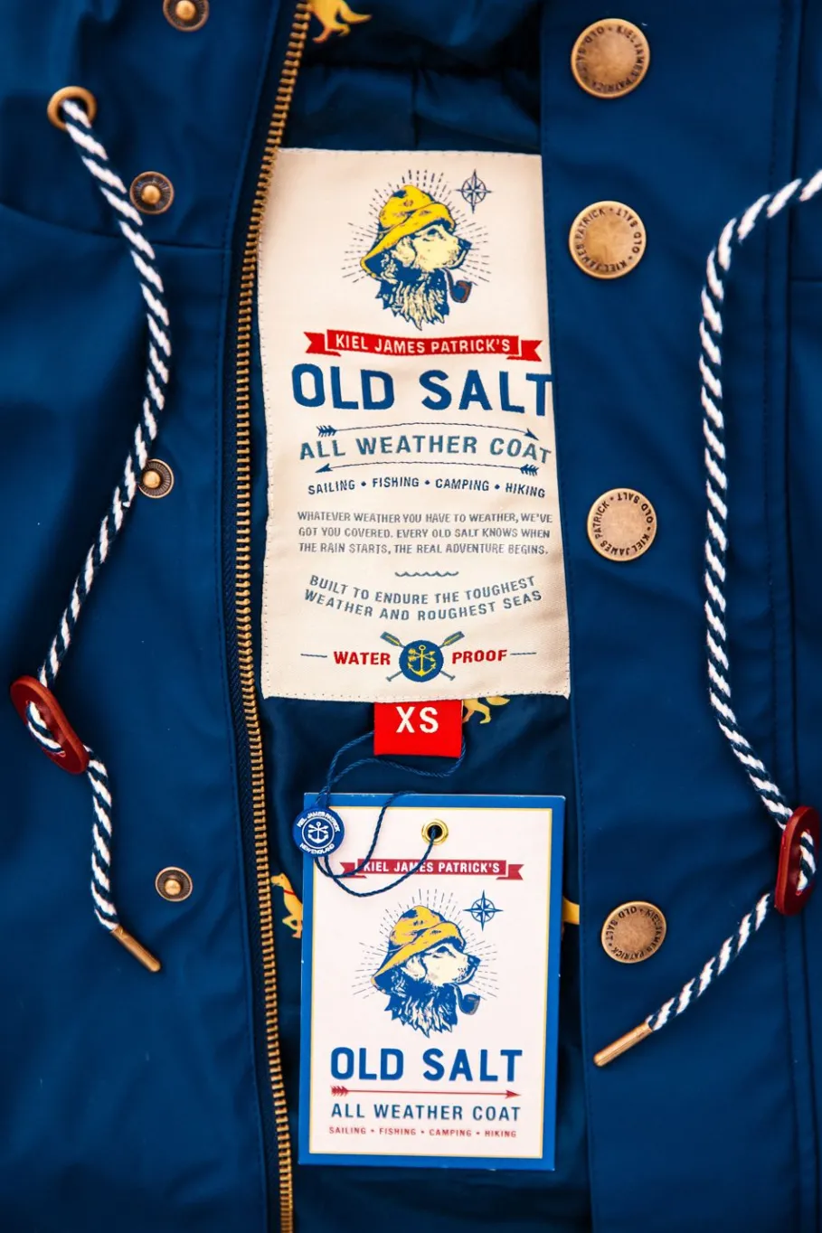 Discount Kiel James Patrick The Old Salt Navy Raincoat- Women'S