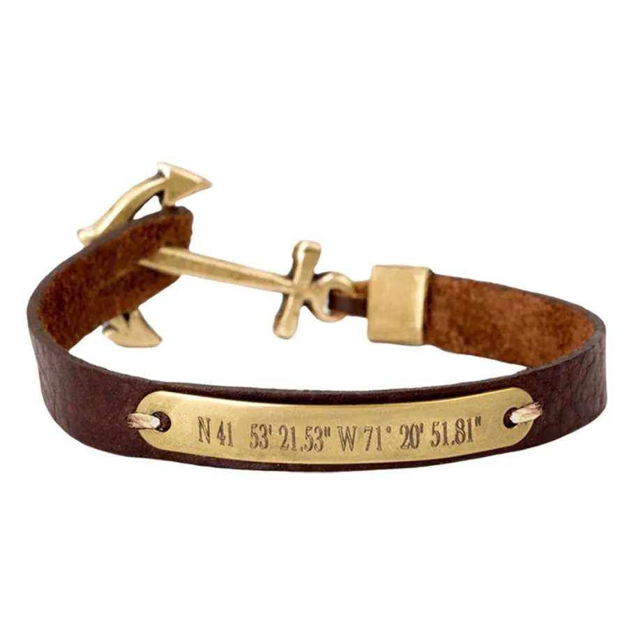 Outlet Kiel James Patrick World Traveler'S Bracelet - Tan