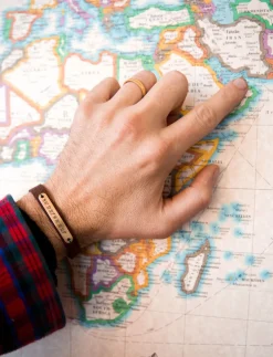 Outlet Kiel James Patrick World Traveler'S Bracelet - Tan